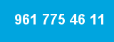 961 775 46 11 961 775 46 11